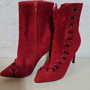 Elegant Red Women's Boots